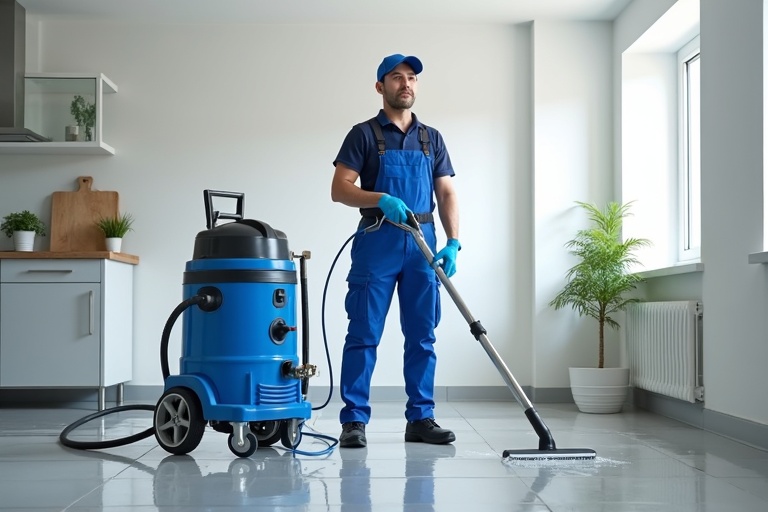 Professional flood cleanup service